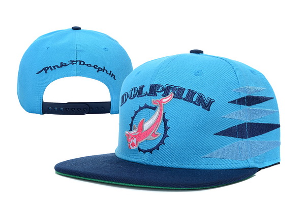Pink Dolphin Snapback Hat NU026